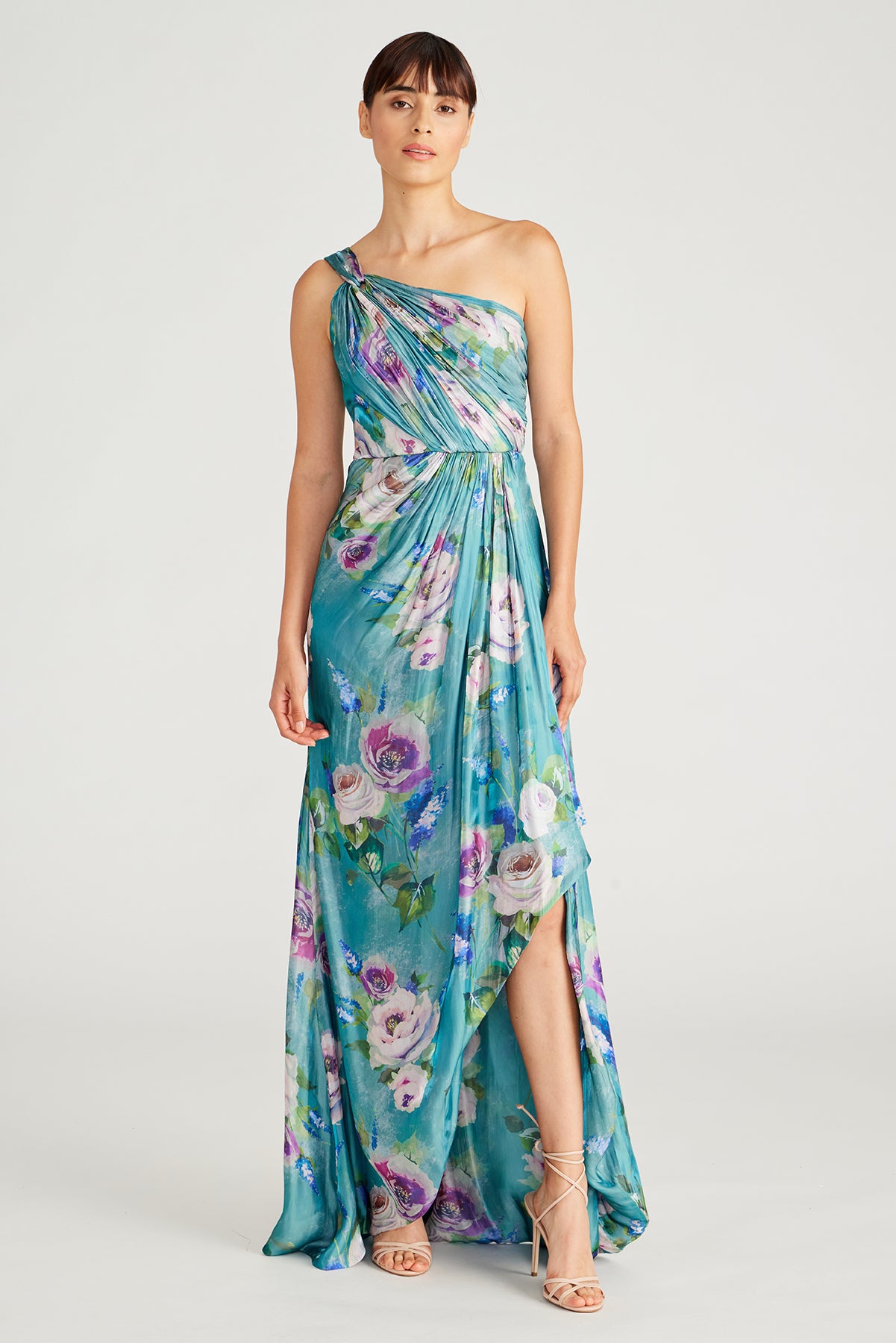 Premium Silk Gown with Jequard Weaving Work